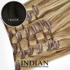 Indian Hair ~ Clip-In Extensions * 1 kleur
