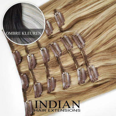Indian Hair ~ Clip-In Extensions * Ombre Colour