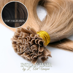 Indian Hair ~ Keratine Extensions * 2 of 3 kleuren Indian Hair ~ Keratine Extensions * 2 of 3 kleuren