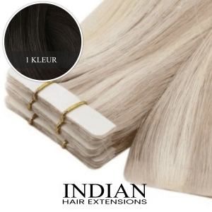 Indian Hair ~ Tape-In Extensions * 1 kleur