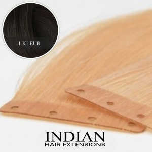 Indian Hair ~ Holed-Tape Extensions * 1 kleur