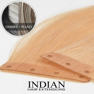 Indian Hair ~ Holed-Tape Extensions * Ombre & Piano Colour