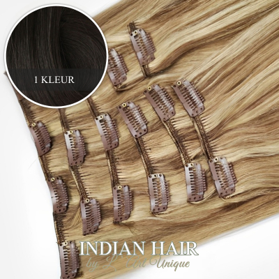 Indian Hair ~ Clip-In Extensions * 1 kleur
