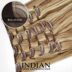 Indian Hair ~ Clip-In Extensions * Balayage
