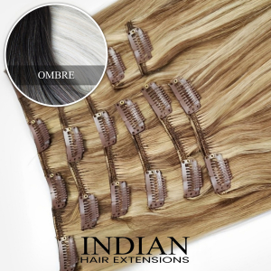 Indian Hair ~ Clip-In Extensions * Ombre 