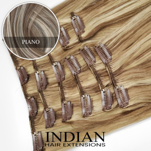 Indian Hair ~ Clip-In Extensions * Piano 