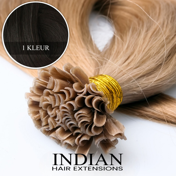 Indian Hair ~ Keratine Extensions * 1 kleur