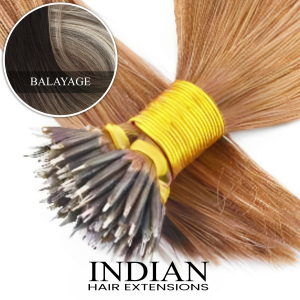 Indian Hair ~ Nanoring Extensions * Balayage