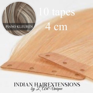 Indian Hair ~ Easy-Tape Extensions (4 cm) * Piano Colour