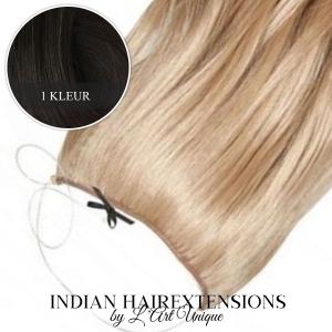 Indian Hair ~ Flip-In Extensions * 1 kleur