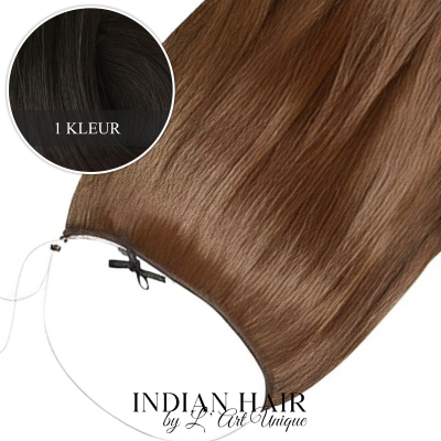 Indian Hair ~ Flip-In Extensions * 1 kleur