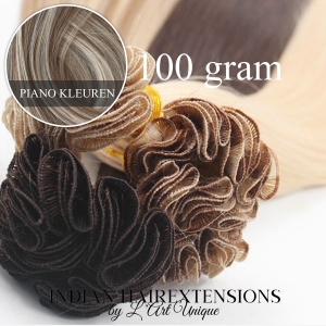 Indian Hair ~ Handtied Weft (100 gram) * Piano Colour
