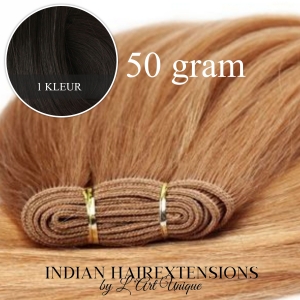 Indian Hair ~ Machine Weft (50 gram) * 1 kleur