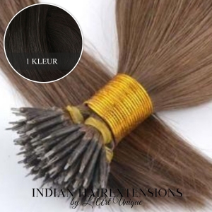 Indian Hair ~ Nanoring Extensions * 1 kleur
