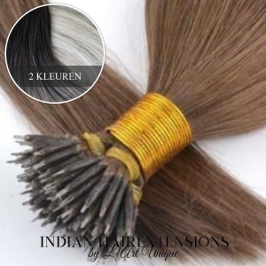 Indian Hair ~ Nanoring Extensions * 2 kleuren