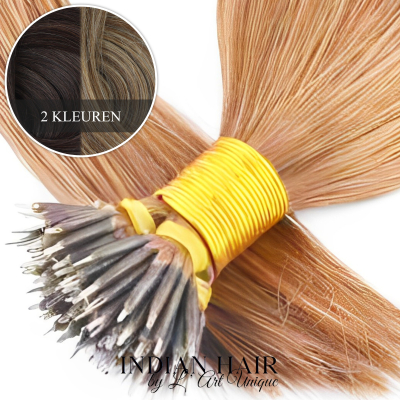 Indian Hair ~ Nanoring Extensions * 2 kleuren