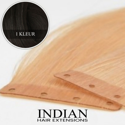 Indian Hair ~ Holed-Tape Extensions * 1 kleur