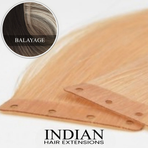 Indian Hair ~ Holed-Tape Extensions * Balayage