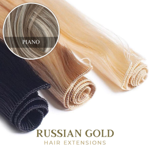 Russian Gold Elite ~ Handtied Weft * Piano