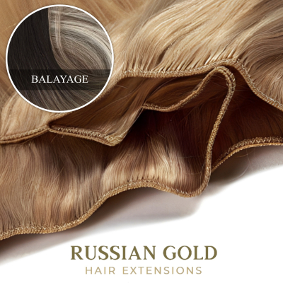 Russian Gold Elite ~ Machine Weft * Balayage