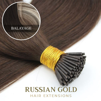 Russian Gold Elite ~ Microring Extensions * Balayage