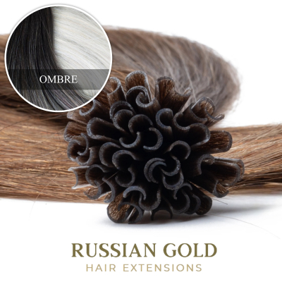 Russian Gold Elite ~ Keratine U-Tip * Ombre 