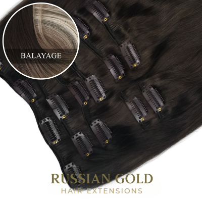 Russian Gold ~ Clip-In Extensions * Balayage