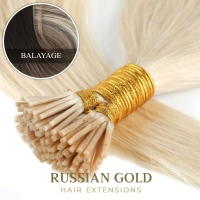 Russian Gold ~ Microring Extensions * Balayage