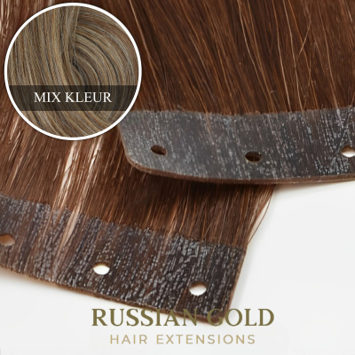 Russian Gold ~ Holed-Tape Extensions * Mix