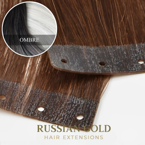 Russian Gold ~ Holed-Tape Extensions * Ombre 