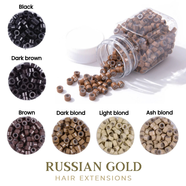 Microringen met siliconen