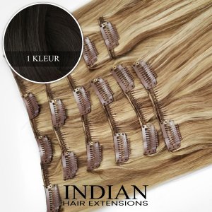 Indian Hair ~ Clip-In Extensions * 1 kleur Indian Hair ~ Clip-In Extensions * 1 kleur