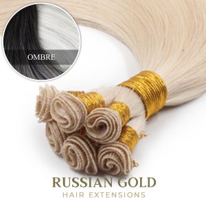 Russian Gold ~ Handtied Weft * Ombre Russian Gold ~ Handtied Weft * Ombre