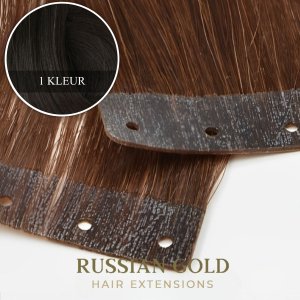 Russian Gold ~ Holed-Tape Extensions * 1 kleur